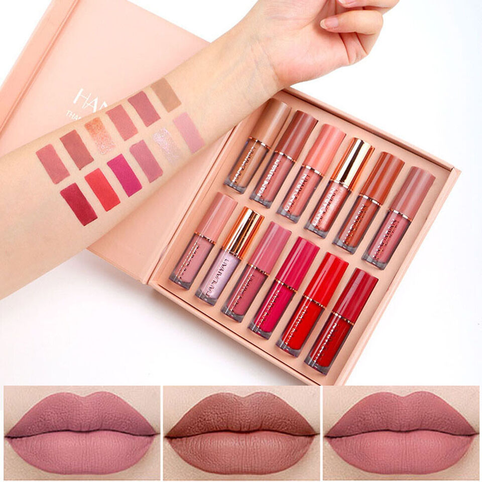 HANDAIYAN THE LOVE LIP SET 12PCS MATTE LIQUID LIPSTICK PACK