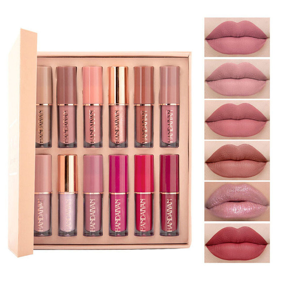 HANDAIYAN THE LOVE LIP SET 12PCS MATTE LIQUID LIPSTICK PACK